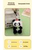 Adorable Panda Plush Toy Keychain - Cute, Fun Pendant for Bags & Gifts