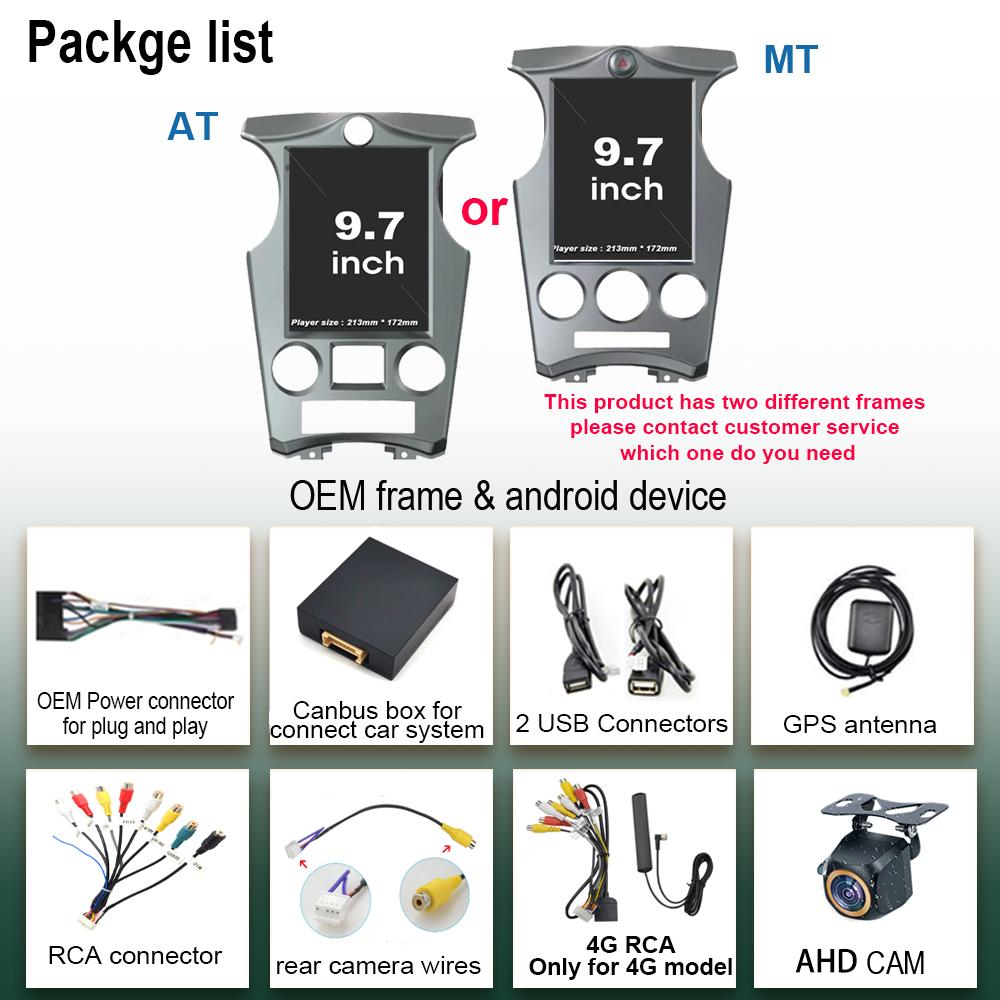 9.7 Inch Touch Screen For Kia Carens 2007-2011Car Radio Multimedia Player Autoradio Android 14 Wireless Carplay Android Auto