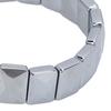 Terahertz Stone Bracelet Fashionable Faceted Rectangle Pain Relief Energy Stone Bracelet for Men