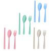 Student Outdoor Portable Three-piece Set of Small Tableware for Children - Fork, Spoon, Chopsticks - Portable Tableware Set