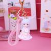 Anne Cute Cartoon Girl Keychain with Bell - Student Bag or Car Pendant, Qixi Festival Gift