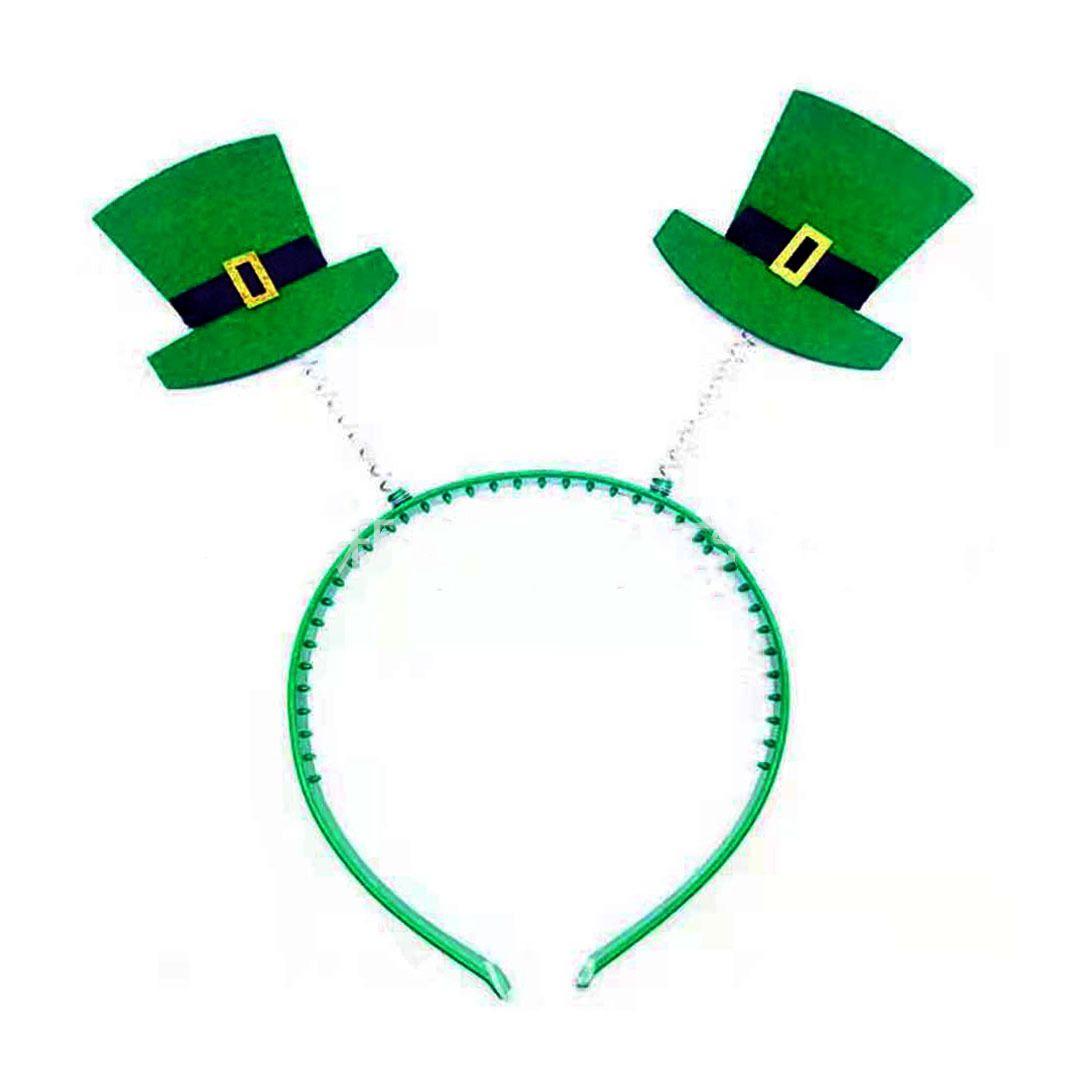 

Lucky Green пов’язка на голову Товари для вечірки День Святого Патріка Гумка для волосся Святкові аксесуари Головні убори конюшини F