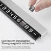Temporary Car Parking Card Phone Number Car Phone Holder Luminous Telephone Number Plate Car-styling Accessories