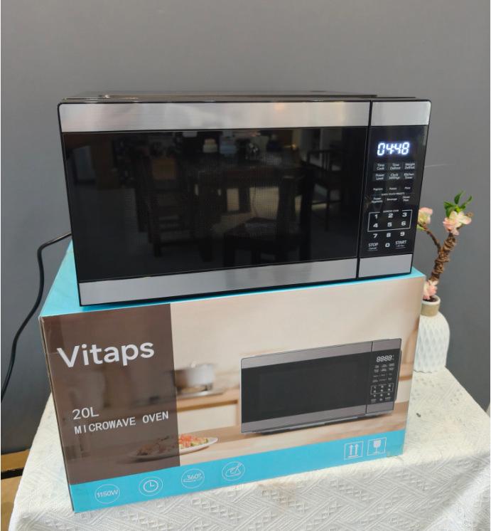 25L European Standard Multi-Function Turntable Microwave Oven