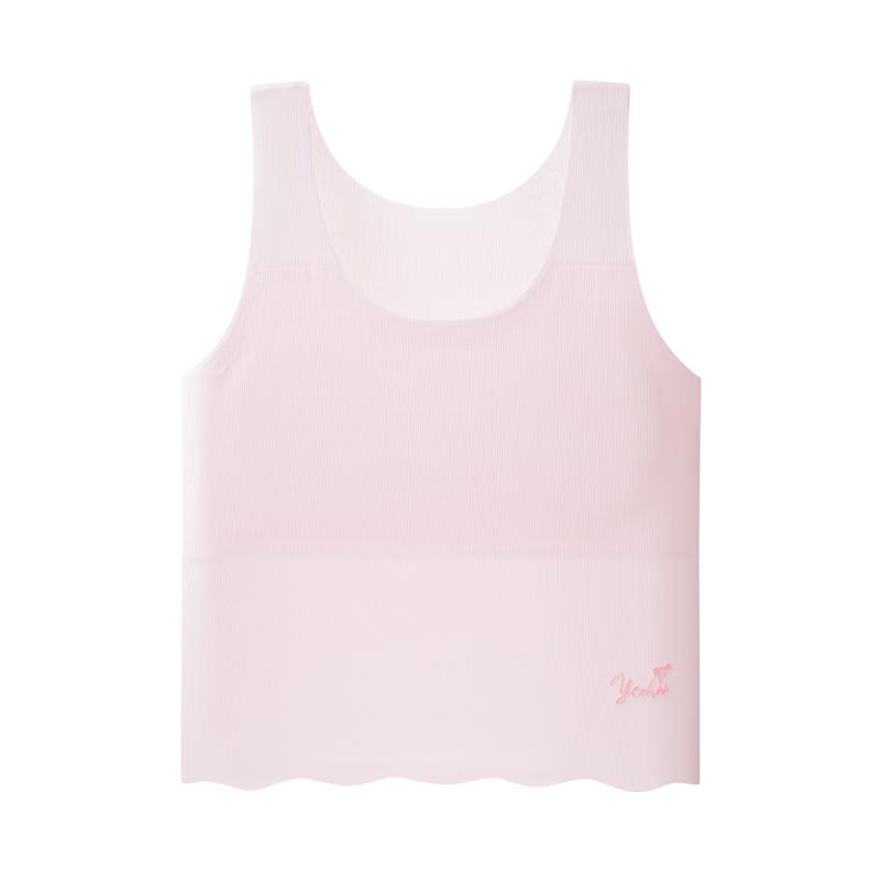 YEEHOO 7A Antibacterial Girls  Anti-Bump Mid-Length Vest Underwear 70A