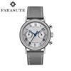 FARASUTE New Retro Mens Watches Quartz Watch For Men Speed Sports Chronograph AR Coating Sapphire VK64 Clock Reloj Hombre