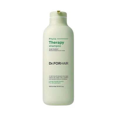 Dr.FORHAIR Phyto Therapy Mild Low-pH Shampoo 500ml – Gentle Scalp Care, pH 5.0–6.0 Balance, Botanical Extracts for Sensitive & Dry Scalp