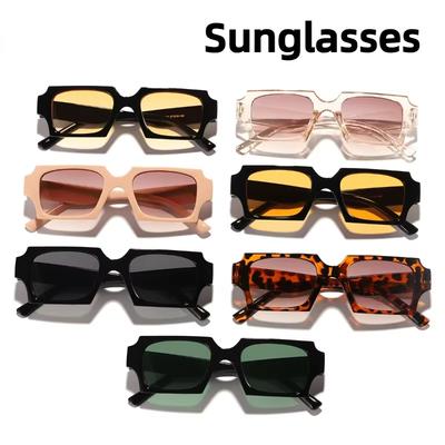 Men Women Fashion Sunglasses Retro Small Box Classic Sun Protection Sunglasses Outdoor Wear Essential Fashion Sunglasses