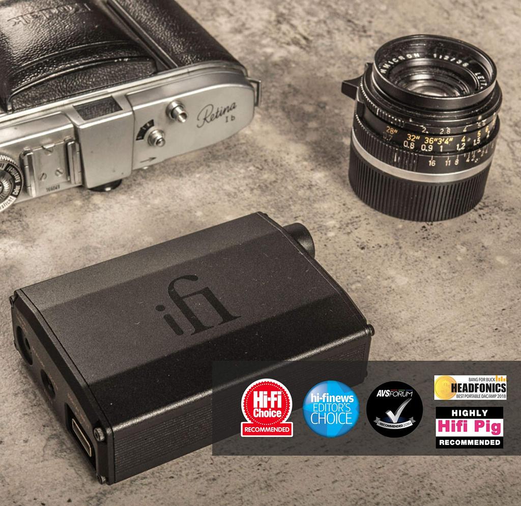 iFI Audio USBDAC Headphone Amplifier Nano iDSD Black Label Built-in