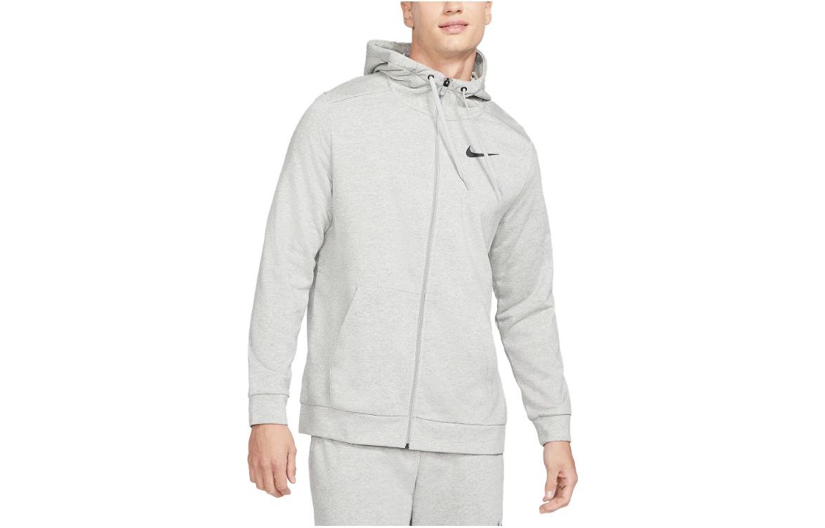 Nike Sweatshirts Men s Light Gray Hooded Moderate Regular Light Gray|M