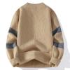 Cozy Up Men Long Sleeve Sweater Casual Crewneck Knit Pullover