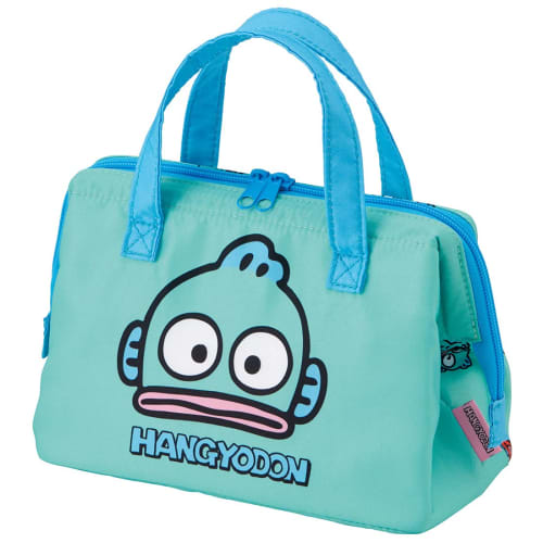 Skater Lunch Bag, Insulated, Clasp Closure, Women's, Sanrio Hangyodon KGA1-A