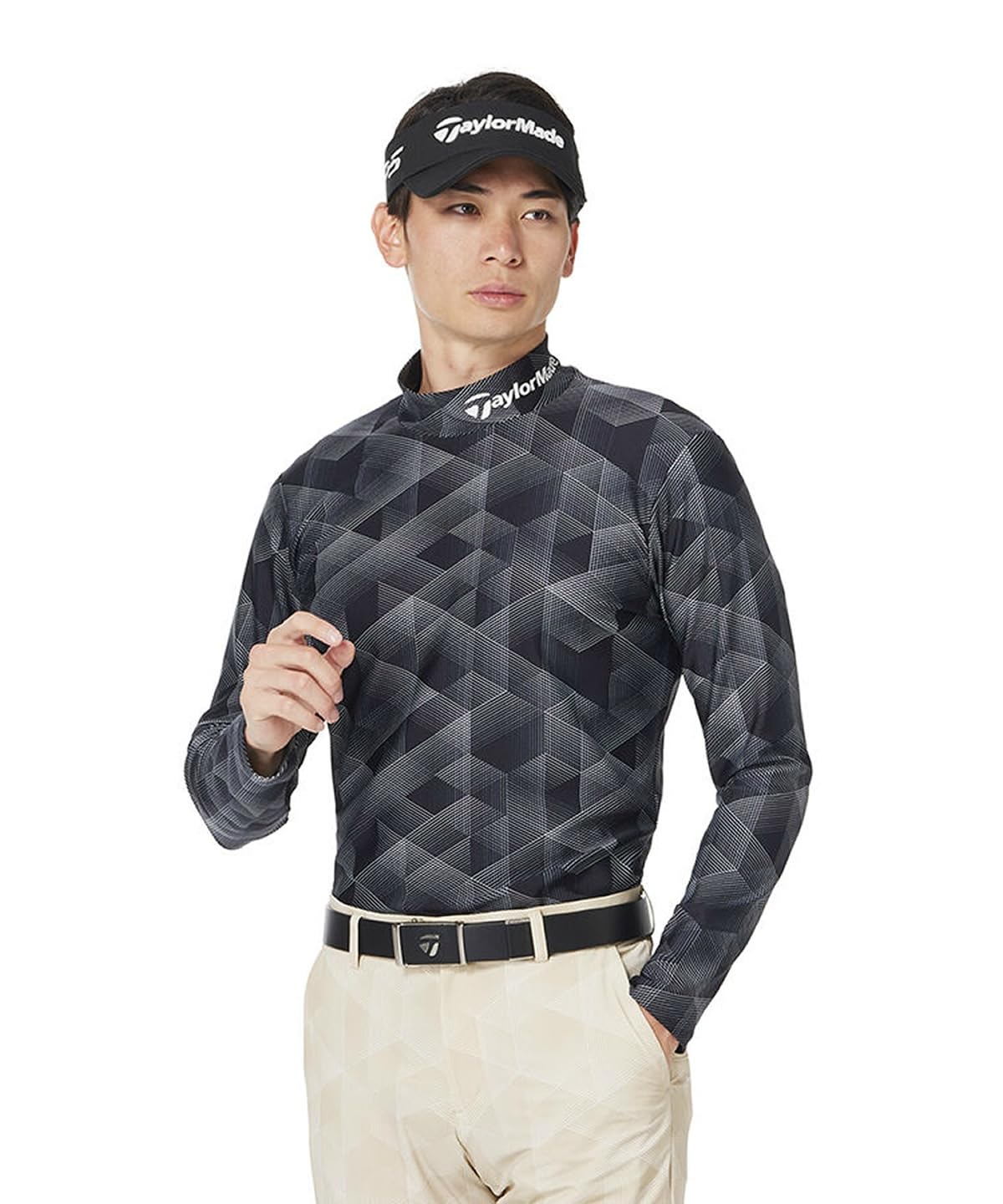 

Tour TM Graphic Mock Black M 24FW UN324 [TaylorMade] L/S Мужская