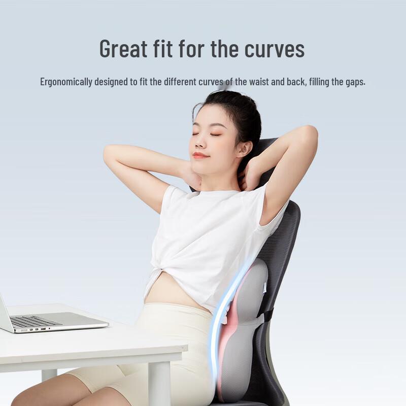 Jiaao Ergonomic Memory Foam Car Lumbar Support Cushion