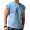 2024 Herren Sommer Ärmelloses Lockeres Einfarbiges Tanktop