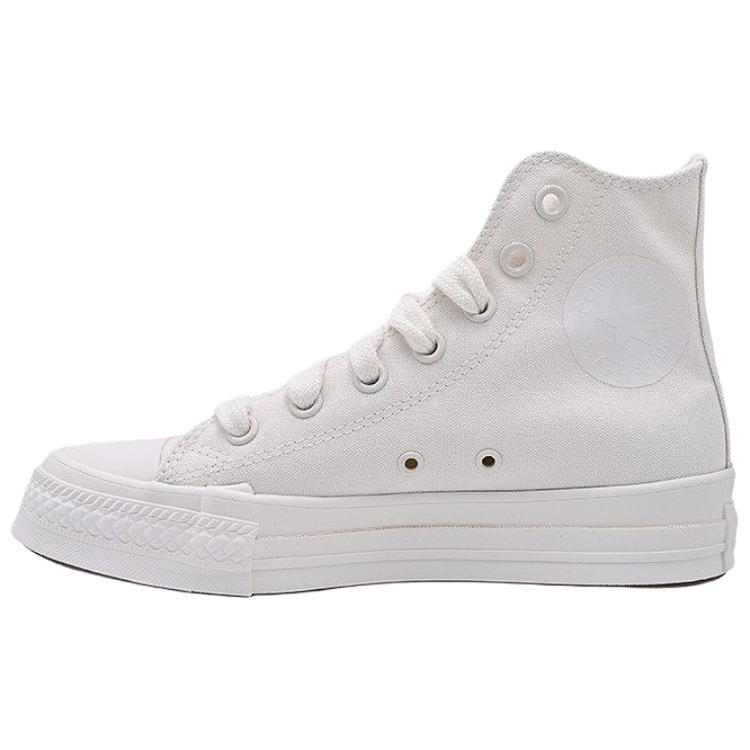 Converse Throwback Versatile Comfortable High-Top Canvas Shoes Unisex Sneakers White A19785C