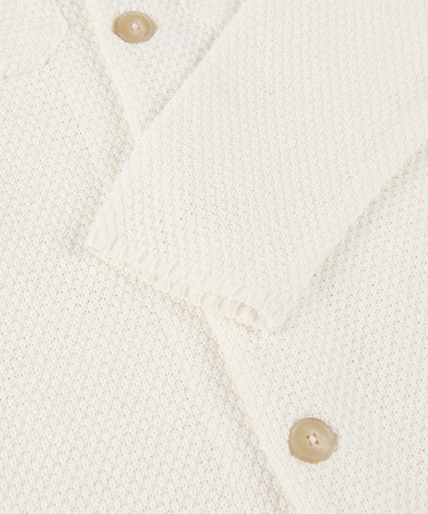 Panicale Ivory Pocket Knit Cardigan