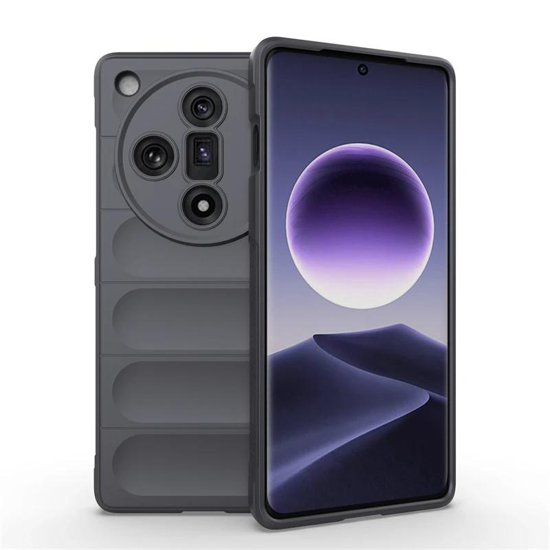 Pro OPPO Find X7 Ultra 5G Zadní kryt pouzdro Měkký silikon Proti pádu Nárazuvzdorný Telefon Funda Coque Pouzdra