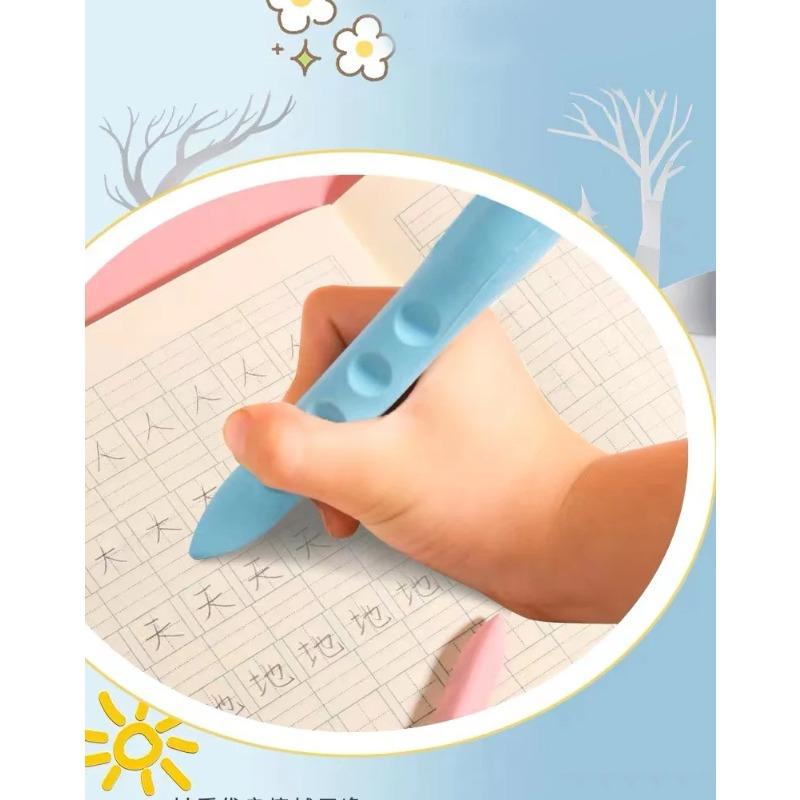 3PCS/Box Primary School Students Hole Eraser, Clean Large Eraser for Art, No Residue & No Crumbs, Gentle on Paper