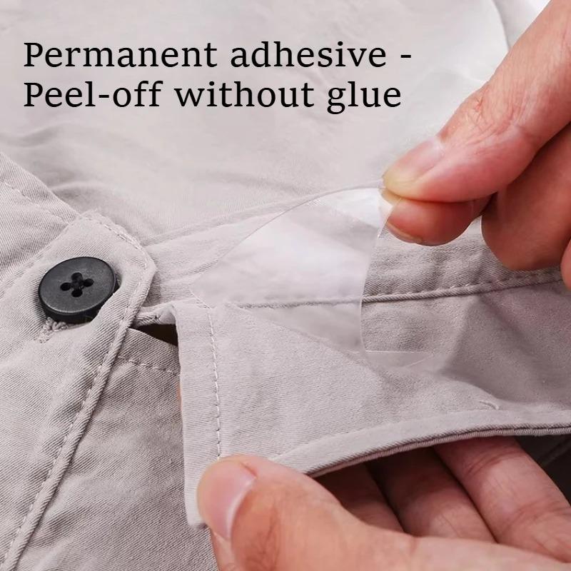 Self-adhesive Collar Fixed Pads Collar Styling Tape Does Not Warp Shirt Neck Protector Pads Shirt Collar Support Pad