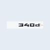 New Glossy Black 3D Letters Numbers M340d M240d M235d M140d M135d Emblem for BMW F30 F31 F35 F40 F46 G42 G20 Car Trunk Sticker