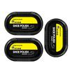 3 Piezas Multifuncional Doble Cara Abrillantador de Zapatos Incoloro Zapatos Ligeros Frotar Cuidado del Cuero Aceite Esponja Cera para Zapatos Cepillo para Zapatos
