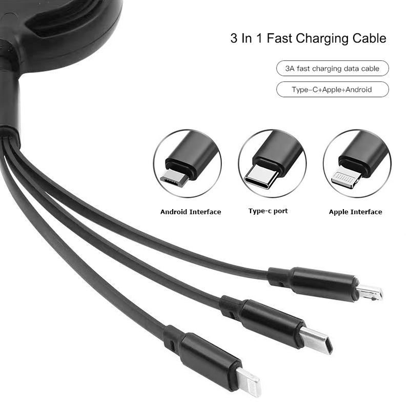 3-In-1 Micro Data Wire USB Type C Fast Charger For MINI One Cooper JCW Countryman Clubman Cabrio Paceman Coupe F57 F55 Hub Cap