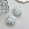 Hanfeng Full Screen Transparent Blue Snowflake Suitable for Apple AirPods 1 Wireless Bluetooth Headset Case 1/1 Generation Headset Cover