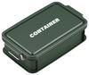 OSK CONTAINER Bento with Made In Dishwasher and Microwave Stain Locking and Suitable for Small and Students Box, 900ml, Green, Dividers, Japan, Safe,