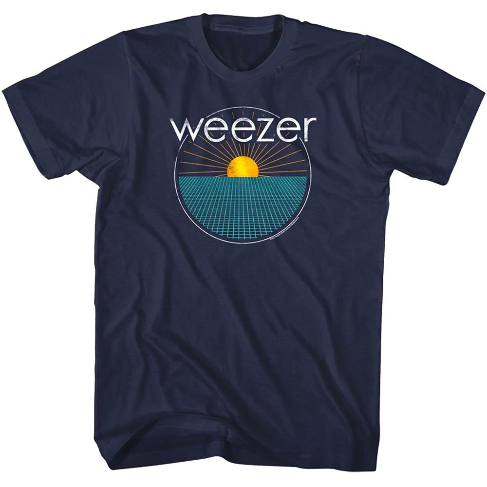 Weezer Digital Sunset Men T Shirt Alt Rock Song Island in the Sun Merch XXL
