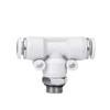 T-Type G Thread Pneumatic Connector with Seal Ring – Three-Way Straight Quick Push-in PB Series