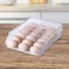 Automatic Carton with Lid Organizer Multi-Layer Egg Tray Holder Clear for Kitchen