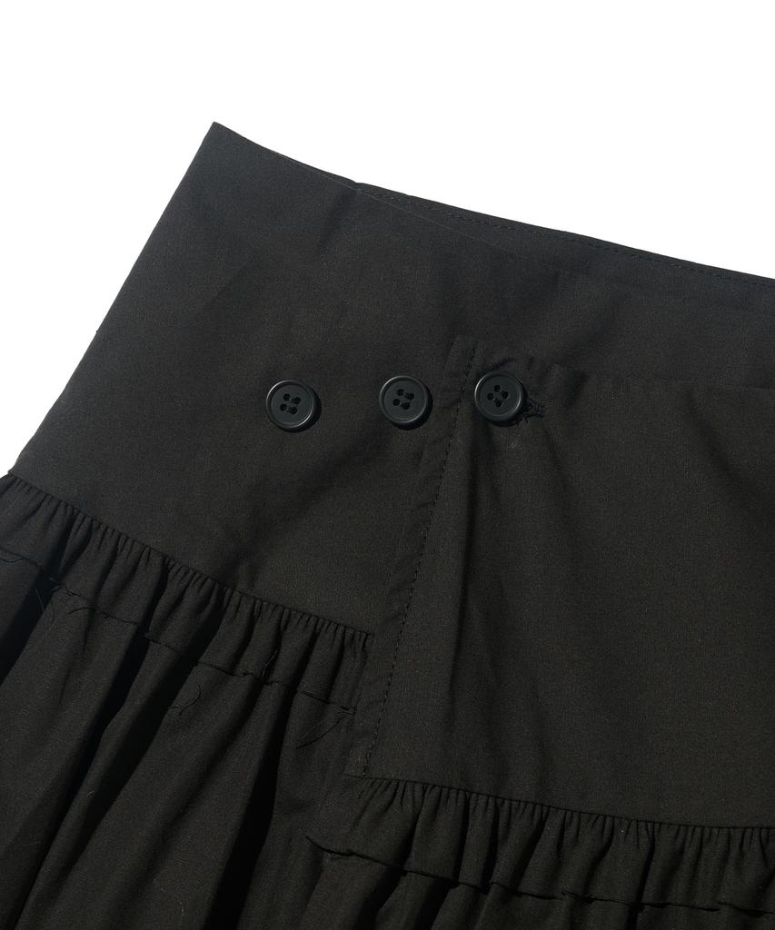 Cargo Bros For Woman Maison Flare Midi Skirt (Black)