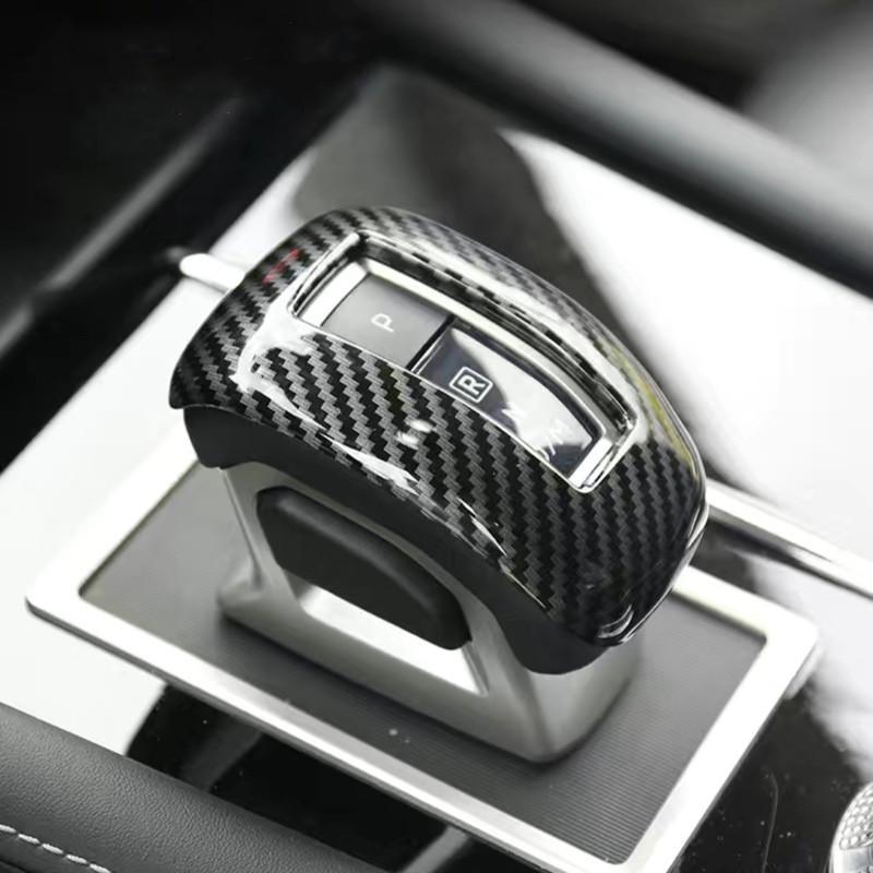 For Mitsubishi Xforce HEV 2025 2026 Car Interior Accessories ABS Carbon Shift Knob Cover Auto Gear Lever Head Trims Styling