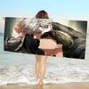 passion bl anime Microfiber Printed Beach Towel Mountain Climbing Yoga Beach Swimming Running Absorbent Soft Towel