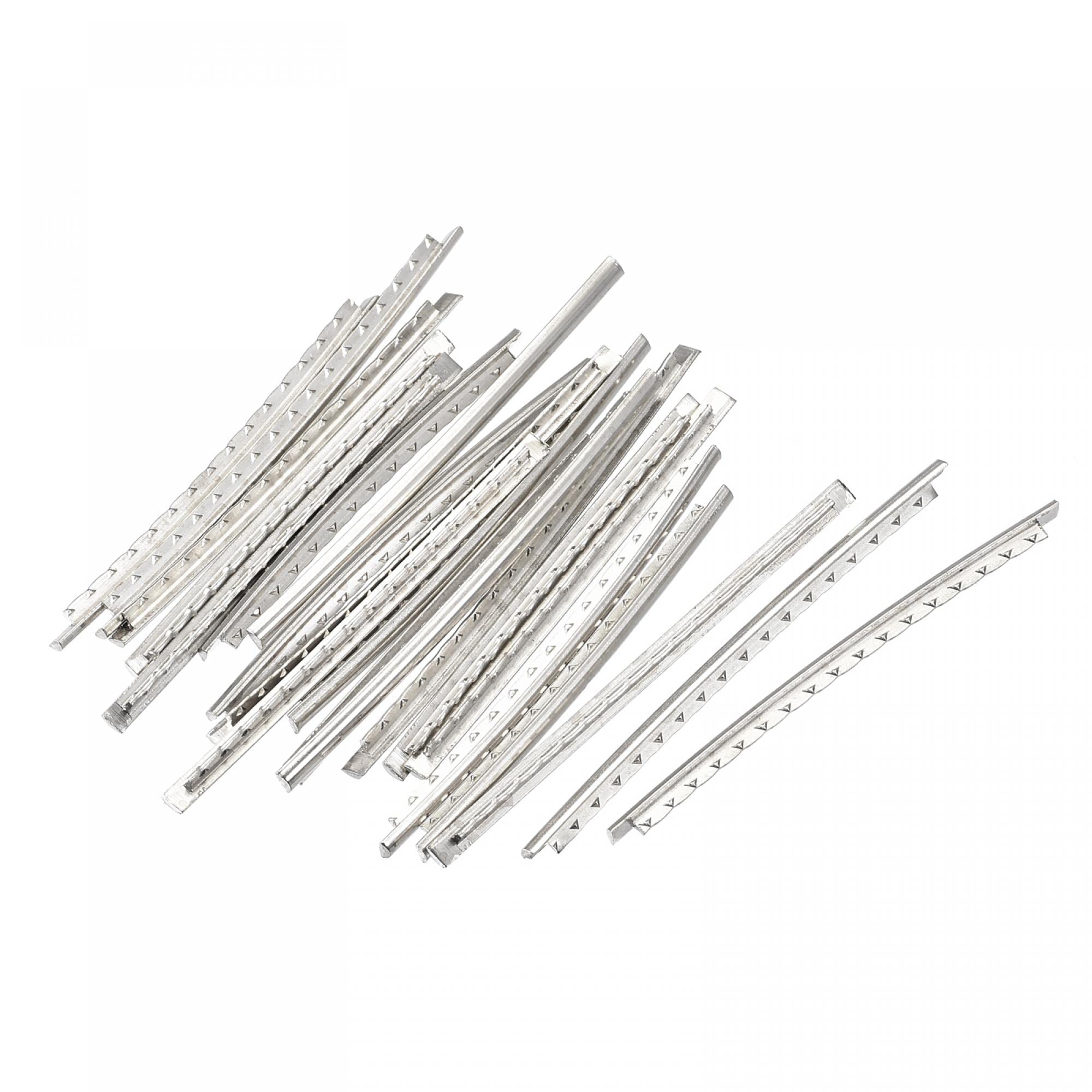 uxcell Струна для электробас-гитары 21 Серебряная Замена для Бас-гитары 21 Штука Лады, Накладка на гриф, Лады, 2,7 мм, Тон, Лады,