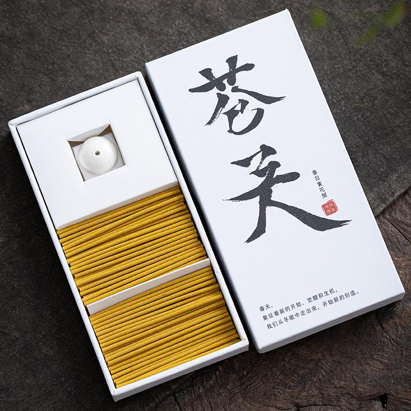 Four Seasons Flower Incense Set: Japanese Agarwood & Sandalwood for Home Aromatherapy & Air Purification