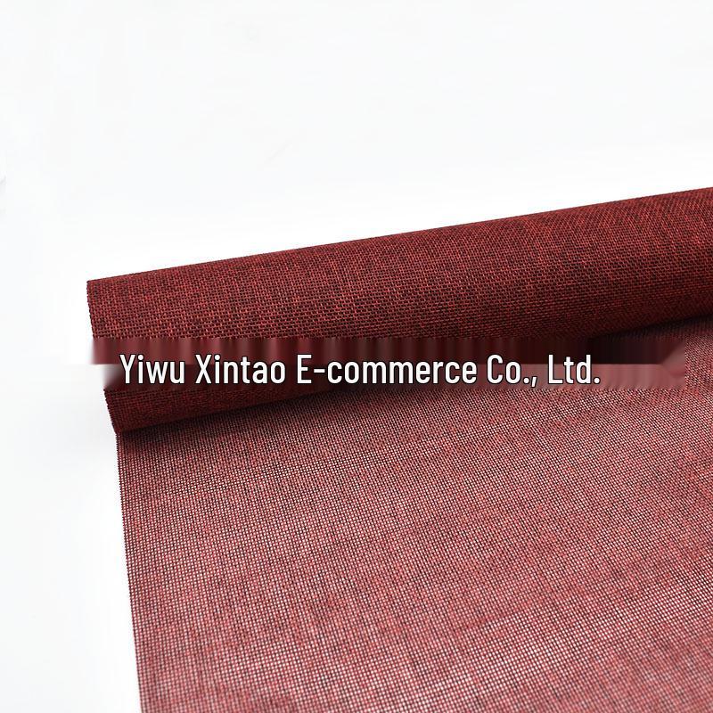 Colored Linen Burlap Roll for Bouquet Flower Packaging DIY Decoration