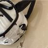 Y2K Bow Polka Dot Crossbody Bag Love Pendant Vintage Handbag Mini Top-Handle Bag  Women&Men
