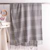 Unisex Korean Plaid Thick Winter Scarf with Tassels - Imitation Cashmere Shawl