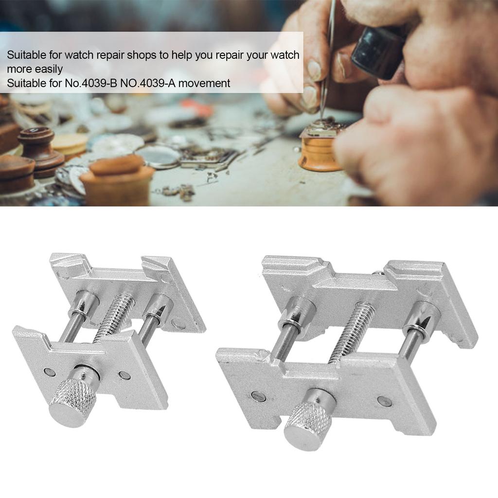 Watch Movement Holder Alloy Fixed Base Case Clamp Opening Holder Watchmaker Tool for NO.4039‑B