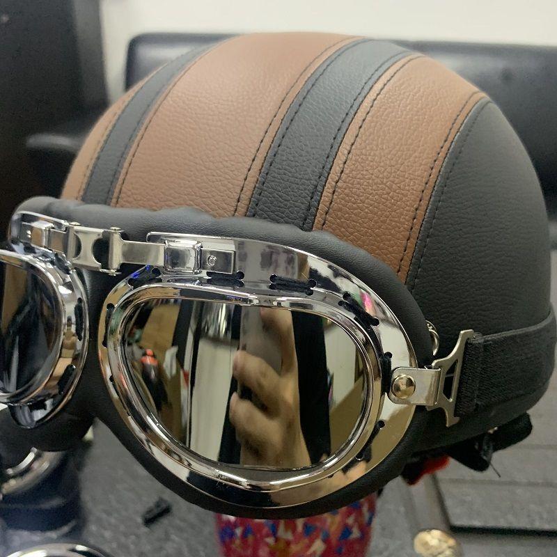 Electric Battery Car Helmet Gray Man Lady Retro Summer Sunshade Sunscreen Half Helmet Cute Summer Hard Hat Full Helmet