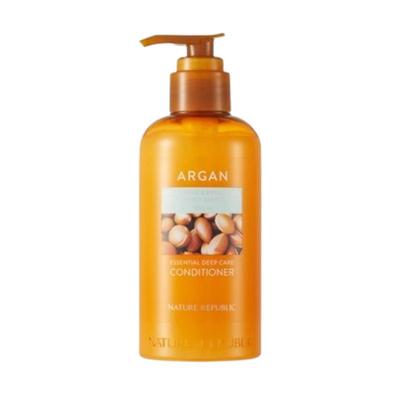 Nature Republic מרכך טיפוח עמוק עם שמן ארגן 300 מ"ל | תיקון נזקים ושיער חלק כמשי