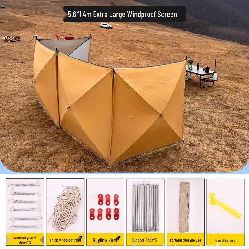 Portable Windproof Camping Screen & Quick-Open Toilet Enclosure Other