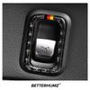 For Mercedes Benz W205 C180 C200 C300 C Class 2017-2025 Carbon Fiber Car Interior Rear Trunk Switch Button Trim Frame Stickers