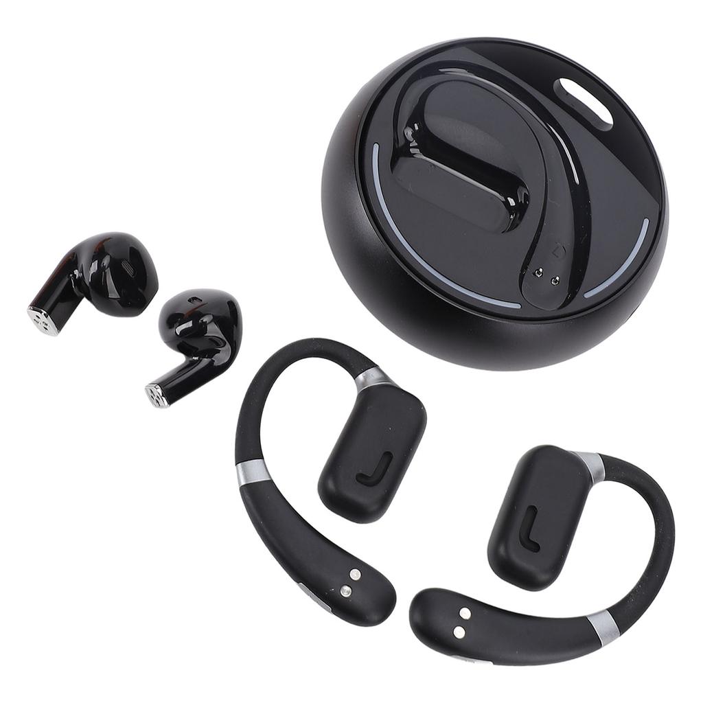2 Pair Bluetooth Earphones AI Noise Reduction 0.06s Low Latency Long Battery Life Earhook Earphones