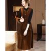 D.F.DEAR Retro Sleeveless Suspender Midi Dress