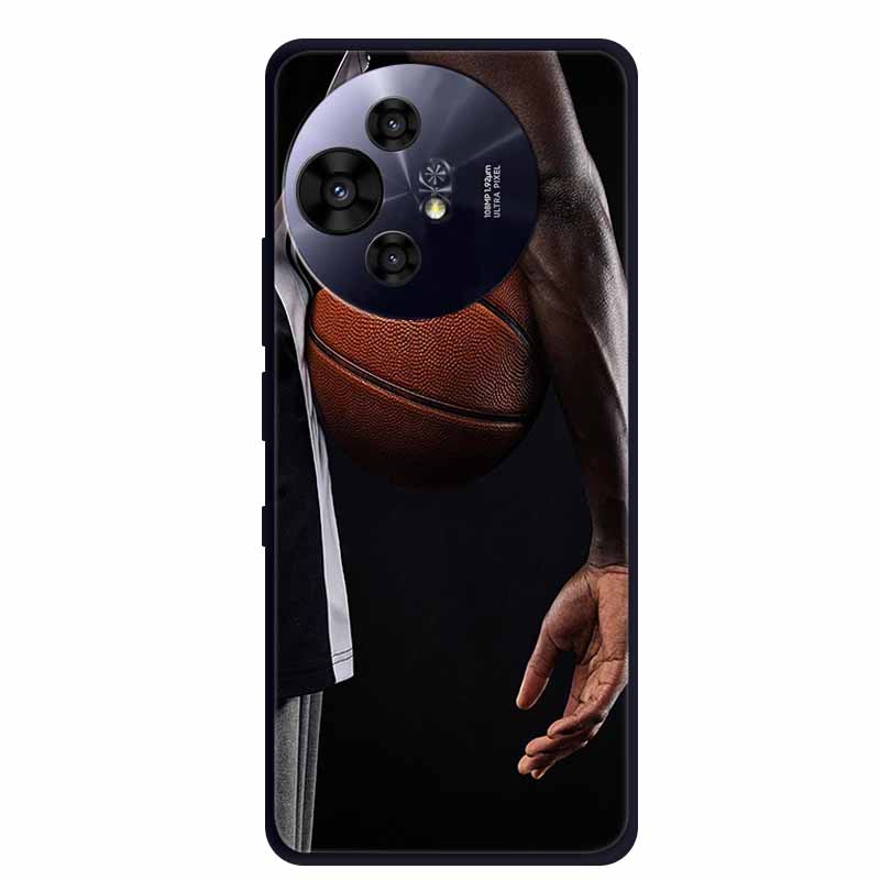 Pro pouzdro na telefon TCL 50 Pro NxtPaper Černé silikonové měkké TPU pouzdro Pro TCL 50 Pro NxtPaper 5G Zadní kryt Pouzdro 6.8" Coque Odolné proti nárazům