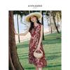 JZ Anneau Romantic Mulberry Silk Sleeveless Dress