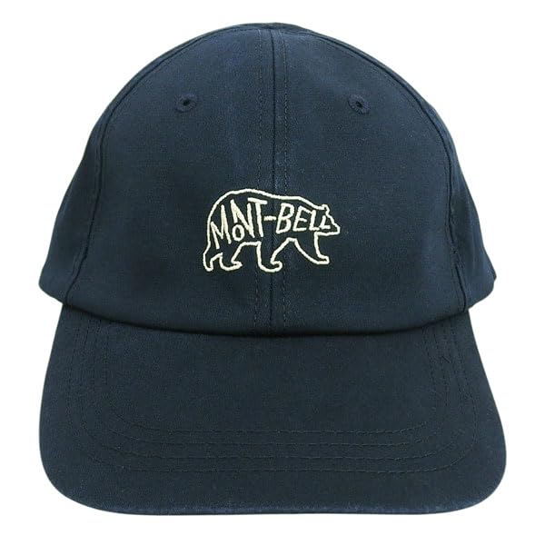 Und Auswaschbarer Stretch-Baumwoll-Glatte Kappe 2108211 [Montbell] Herren Damen Hut, (Marine (NV) /L)